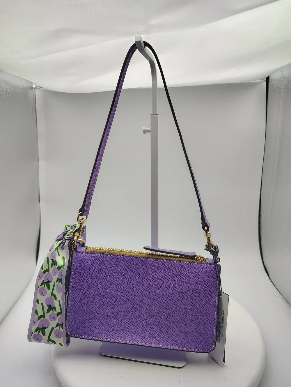 NWT Dooney & Bourke Alpine Demi 20 Purple Shoulder Bag_5